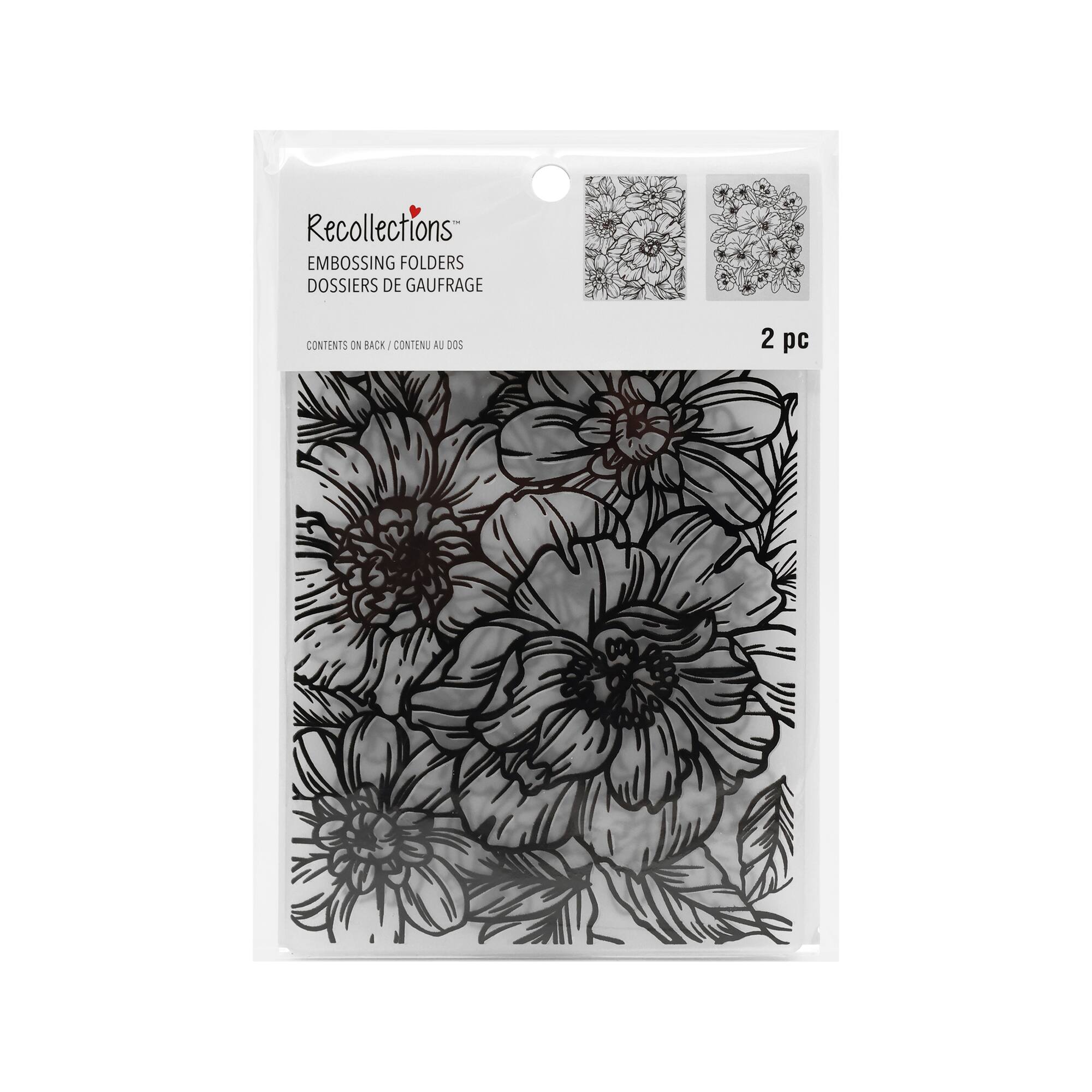 12 Pack: Floral Embossing Folders Set by Recollections™